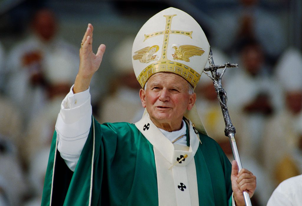 Pope John Paul II in Strasbourg