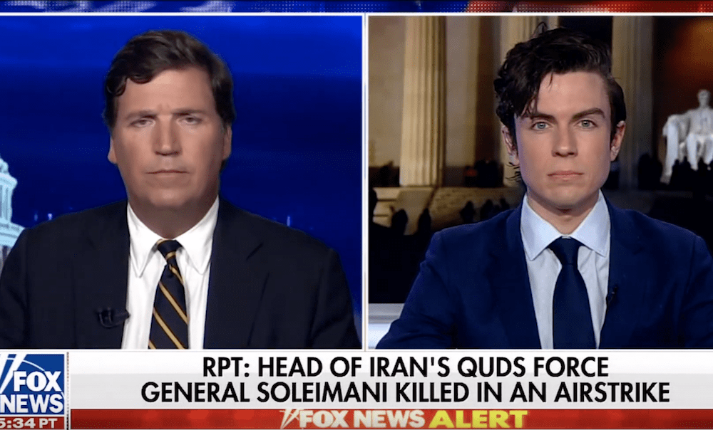 TAC’s Curt Mills Talks With Tucker Carlson About Killing of Iranian General