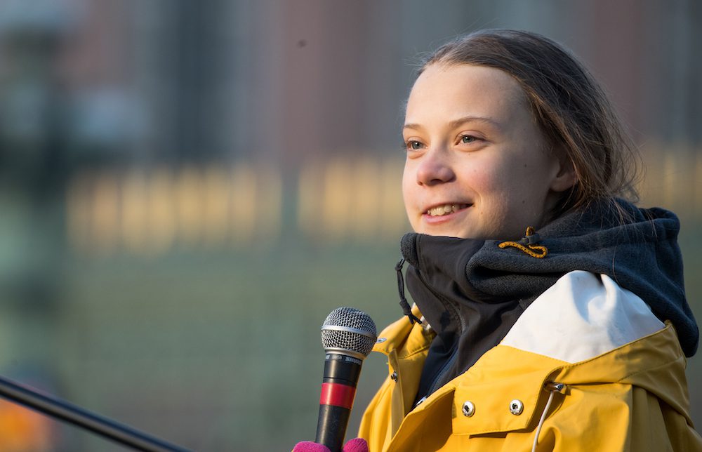 Passing the Coal Hat at the Church of Greta Thunberg