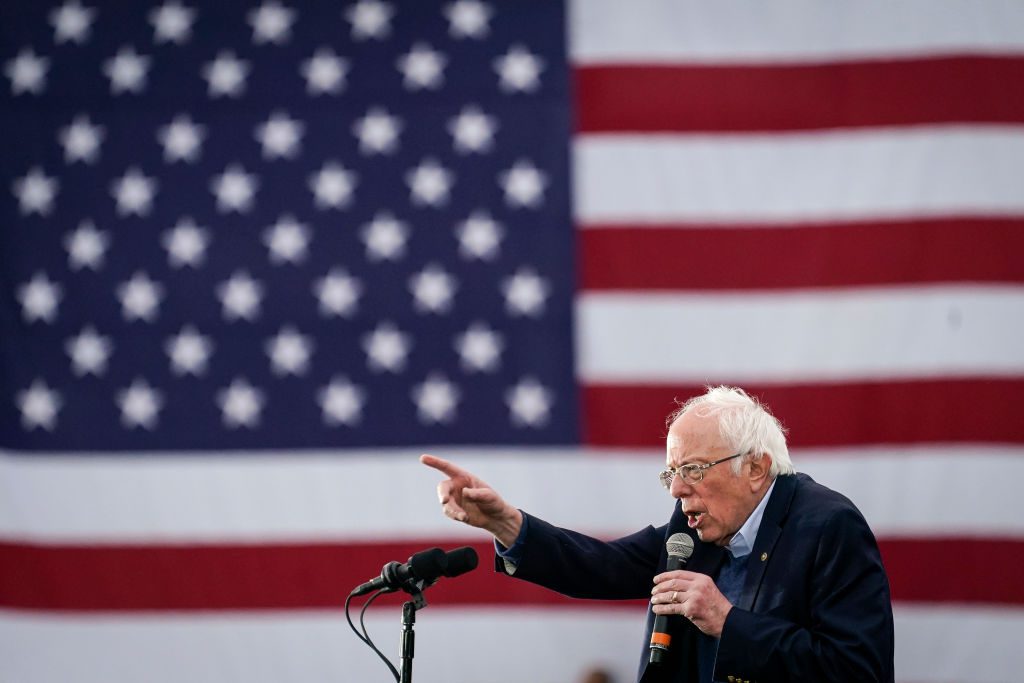 Democratic Presidential Candidate Sen. Bernie Sanders Campaigns In Texas