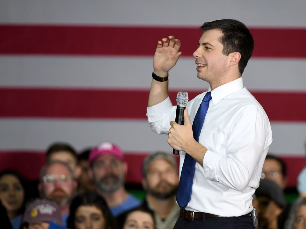 Presidential Candidate Pete Buttigieg Holds Campaign Rally In Las Vegas