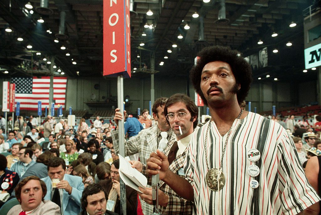 Jesse Jackson at the 1972 Democratic Convention
