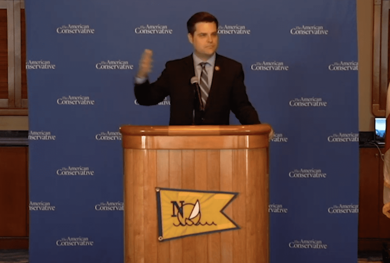 Rep. Matt Gaetz Talks ‘America First’ at TAC Event, 1/21/20