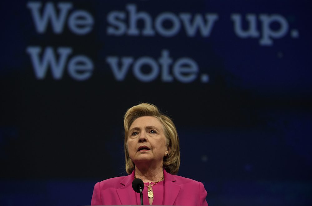 Hillary Clinton Addresses The American Federation Of Teachers Convention