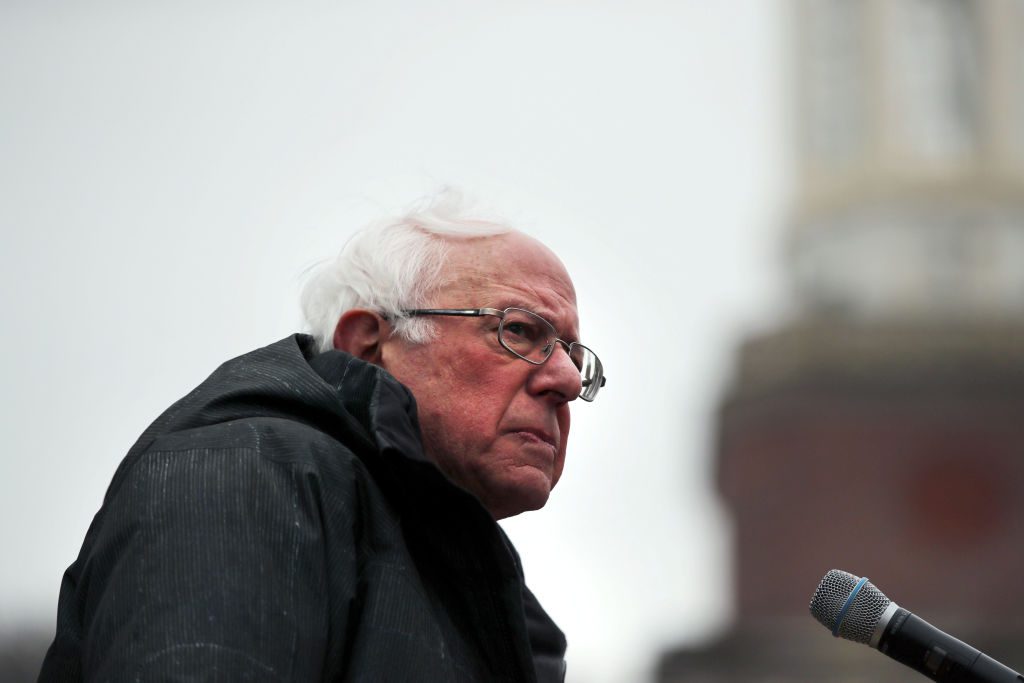 Sen. Bernie Sanders Holds Campaign Rally At Brooklyn College
