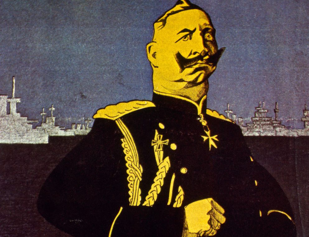 Caricature of German Emperor WIlhelm II.