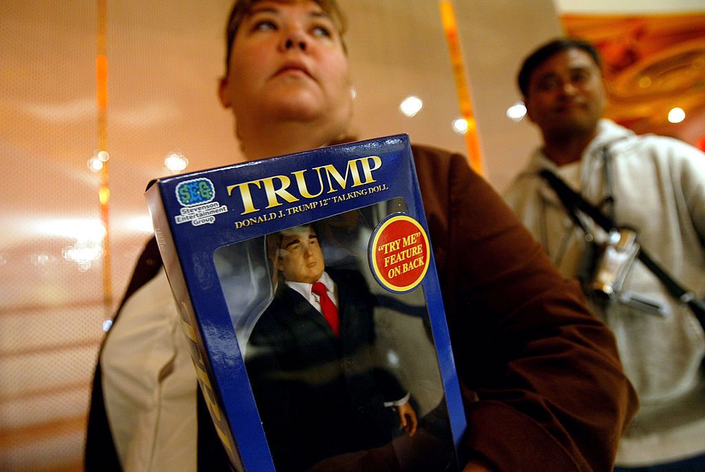 Donald Trump Unveils New Talking Doll