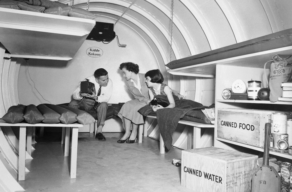 Interior of Bomb Shelter