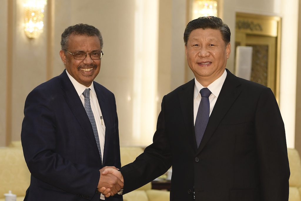 Director General Of The World Health Organization, Tedros Adhanom, Visit To Beijing