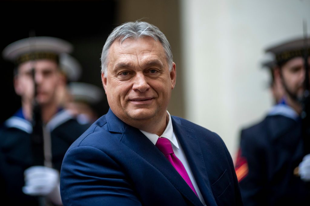 Hungary's Orban Meets Italian PM In Rome