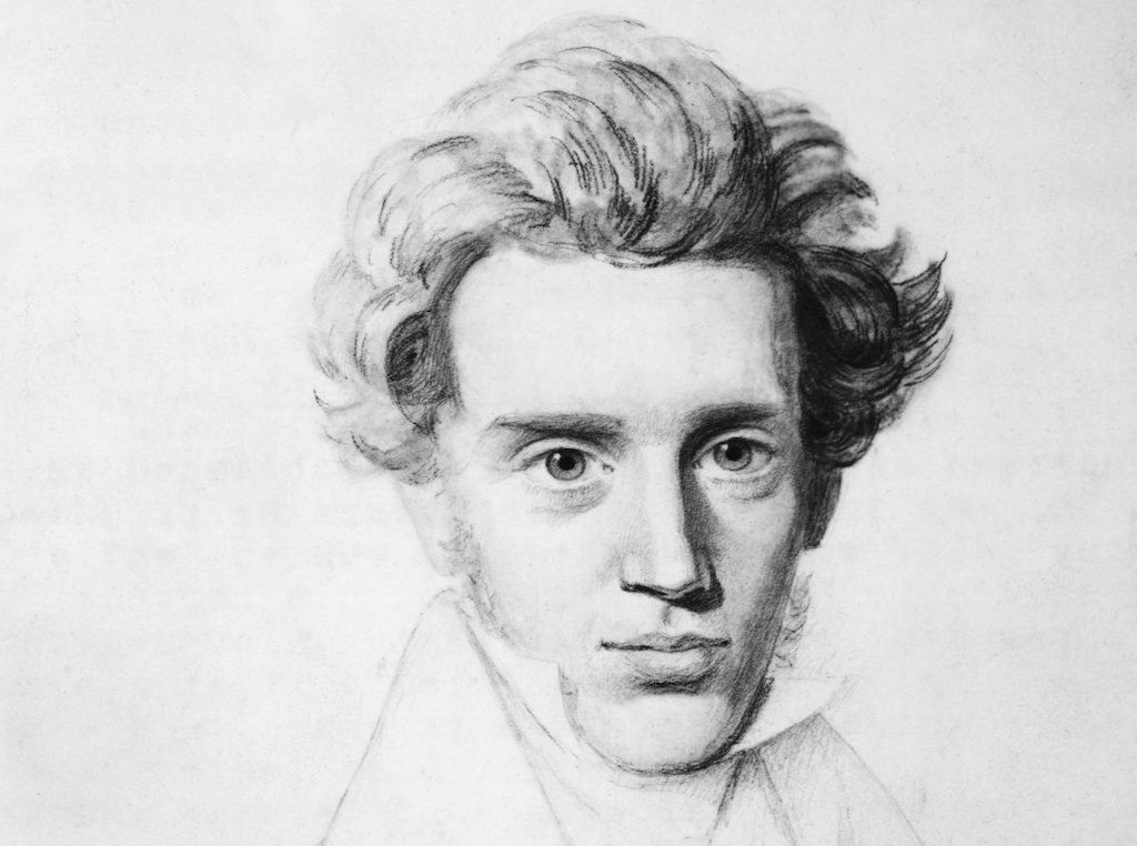 Drawing Of Soren Kierkegaard