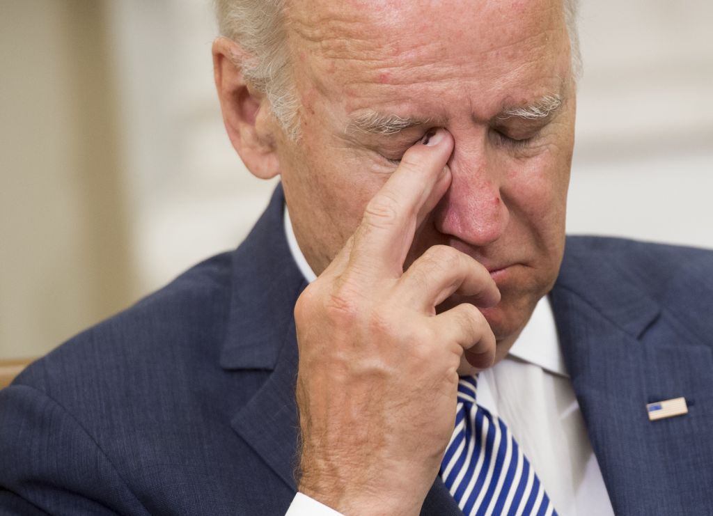 Grabby Joe Biden’s Achilles Hand