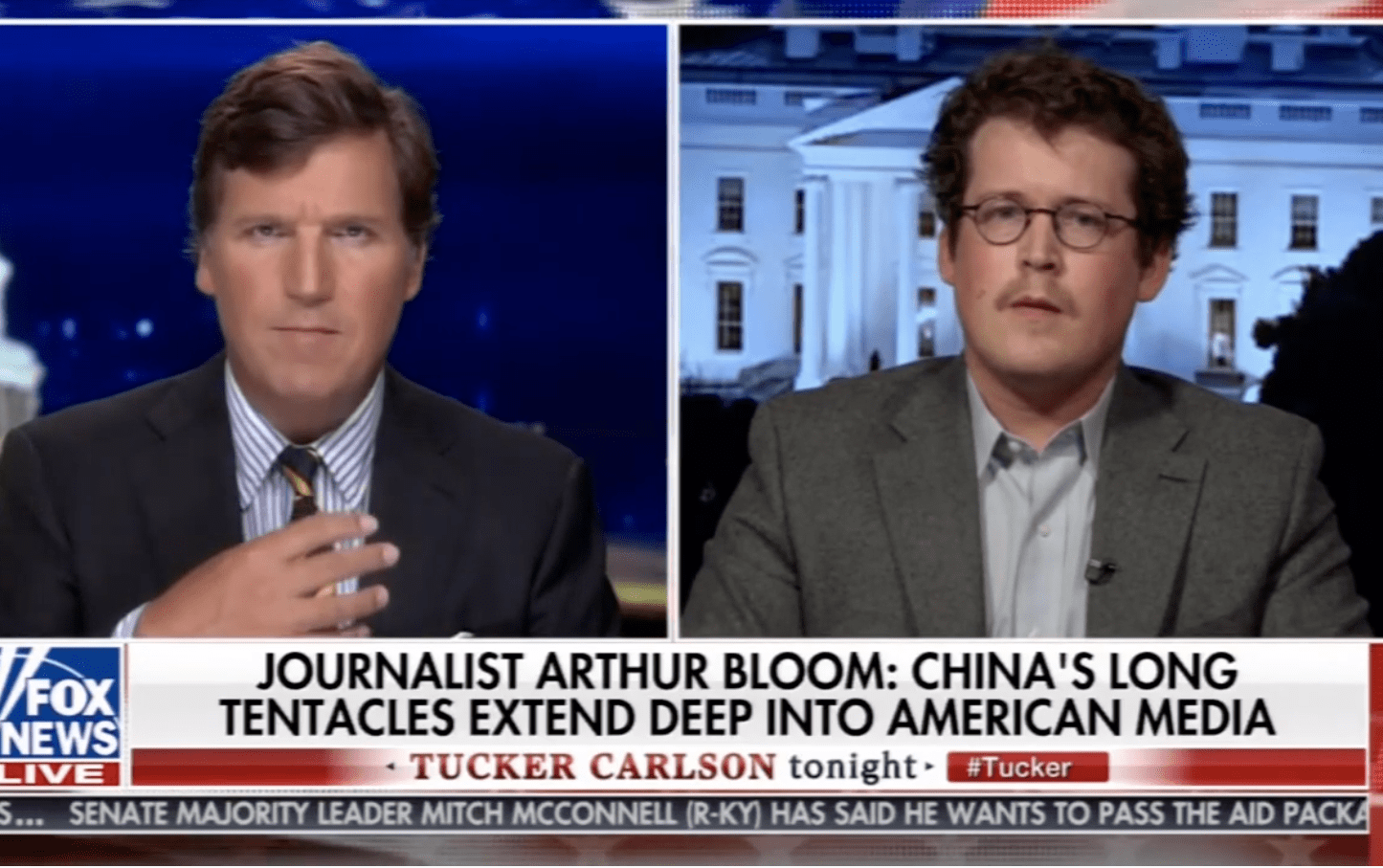 TAC’s Arthur Bloom on Tainted China Coverage on Tucker Carlson, 4/8/20