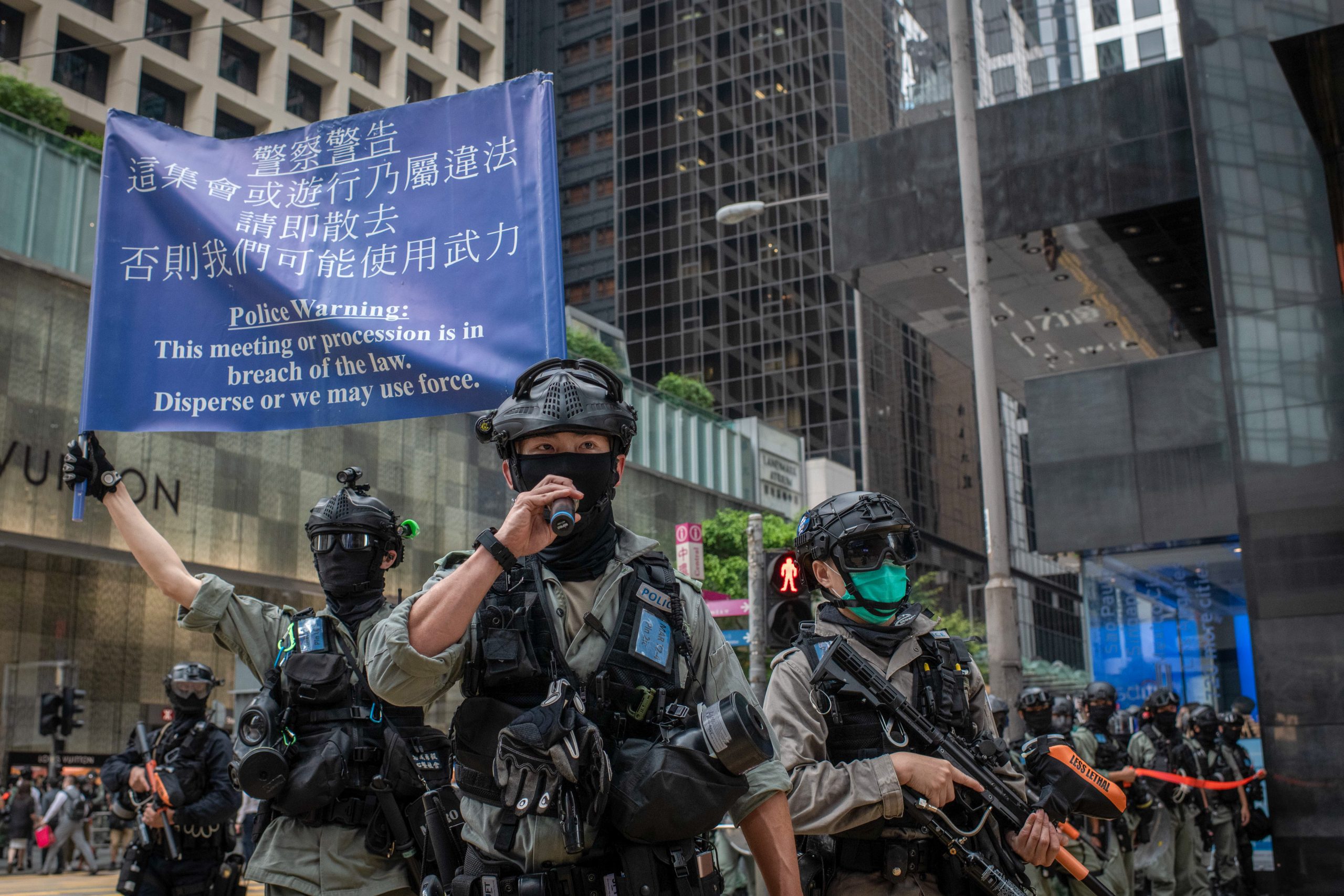 Protest against the national security law in Hong Kong, China