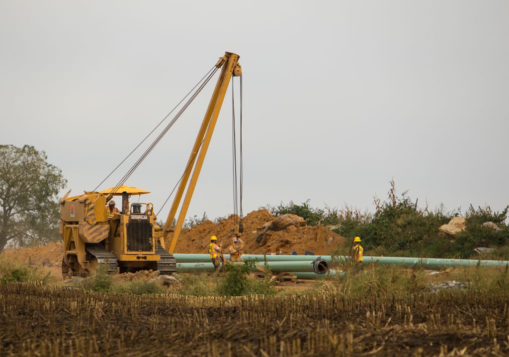 Williams Transco Gas Liquids Pipeline In Lebanon, Pennsylvania