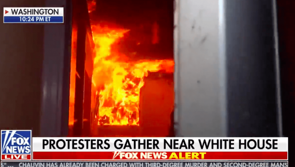 Rioters Burning St. John's Church | The American Conservative
