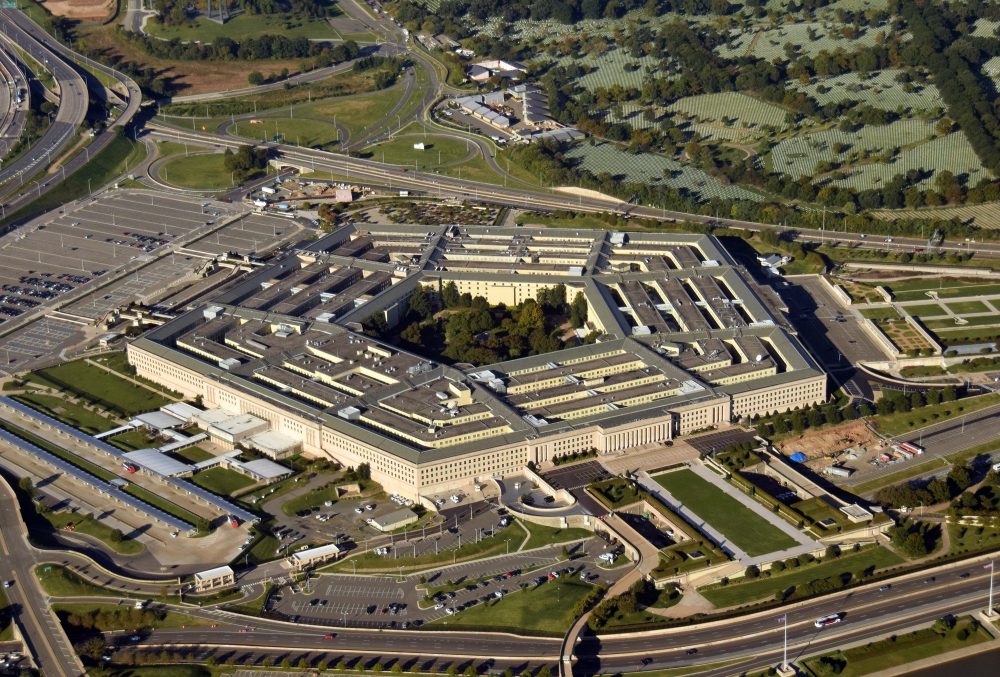 The Pentagon building in Arlington, Va., just outside the nation's capital.