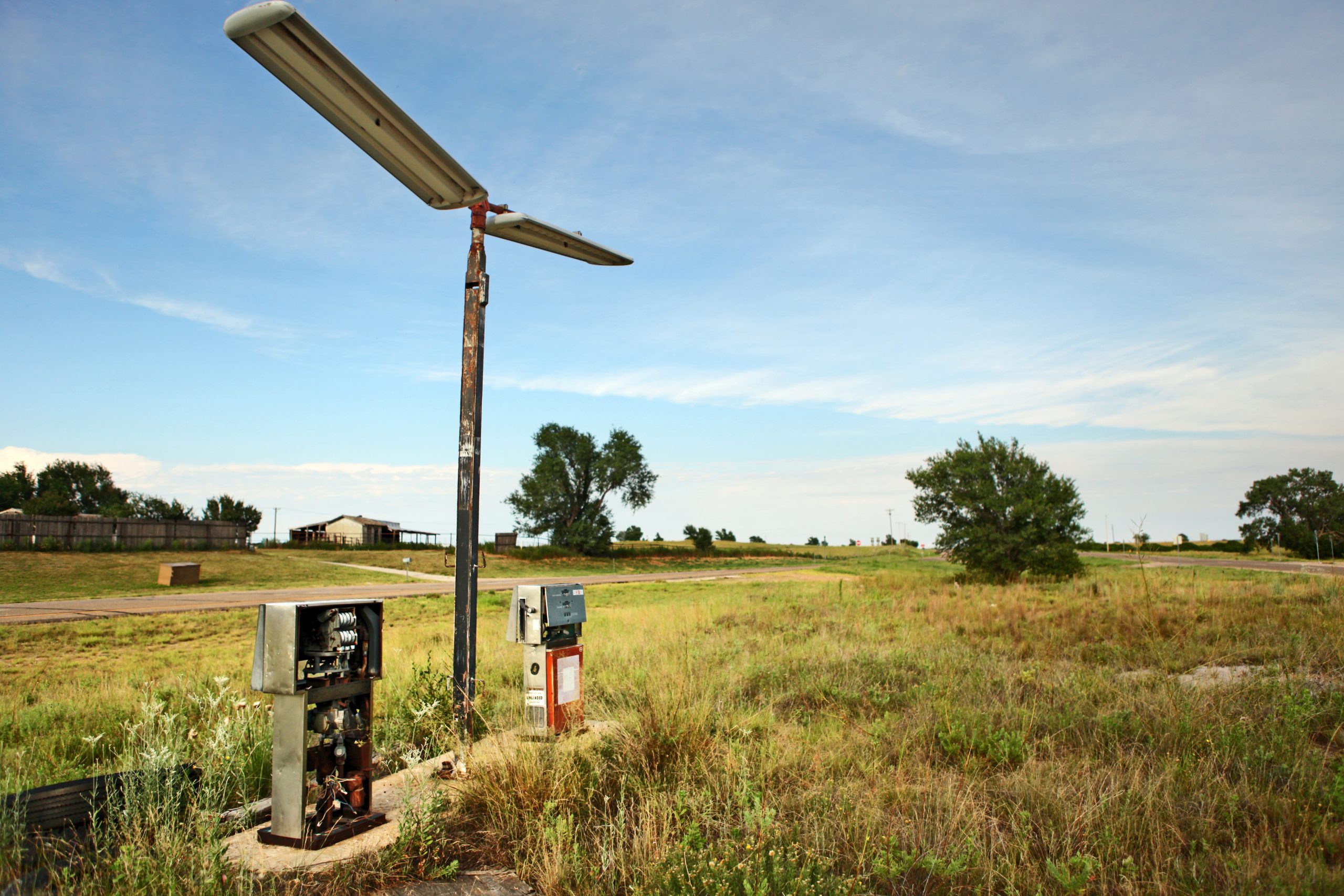 Abandoned gas station