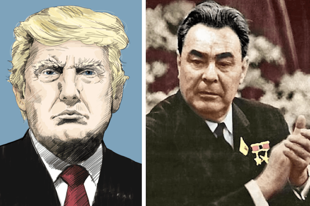 trump brezhnev