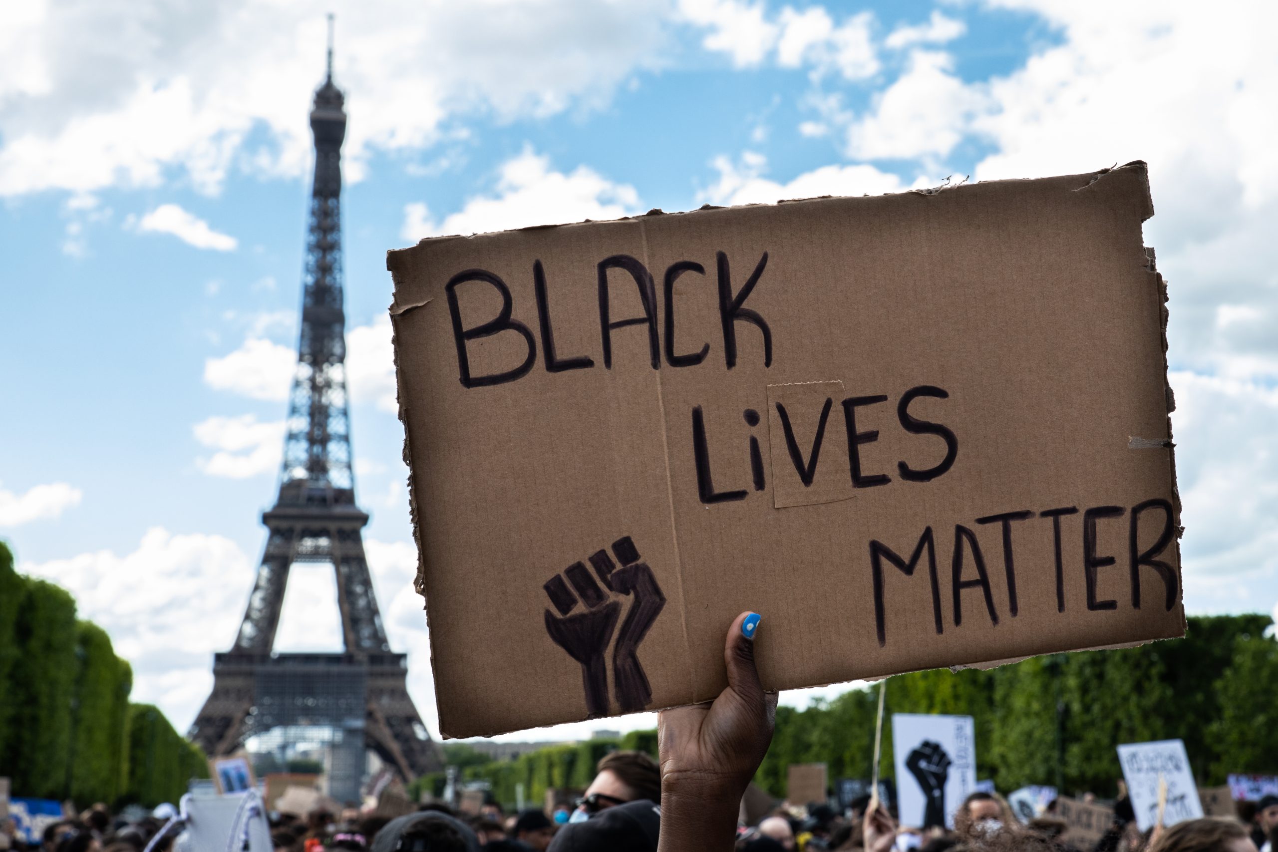 George Floyd Solidarity Protest In Paris