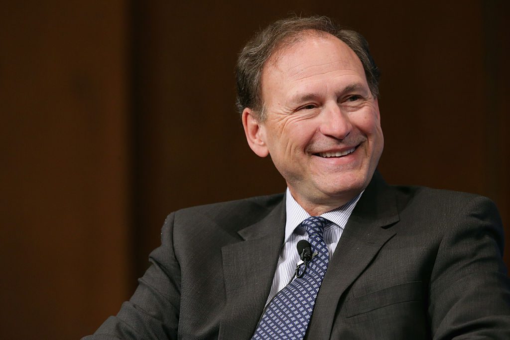 Supreme Court Justice Alito Gives Talk At Georgetown Law School