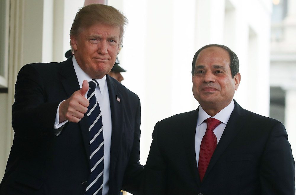 Trump Hosts Egyptian President Abdel Fattah Al Sisi At The White House