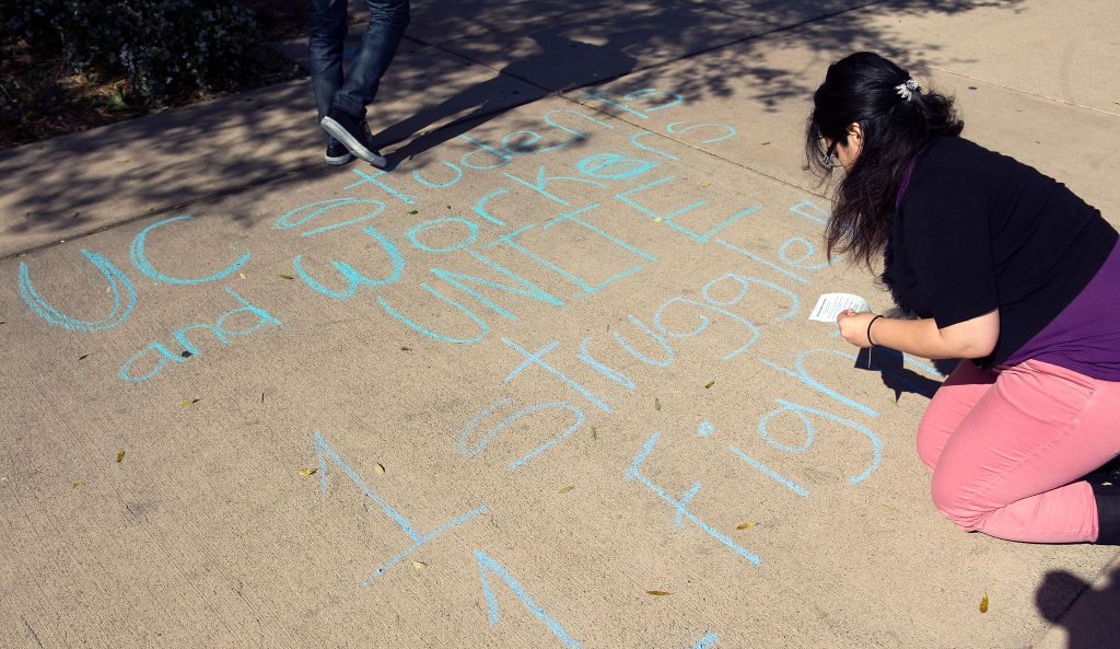 UC Irvine union protests