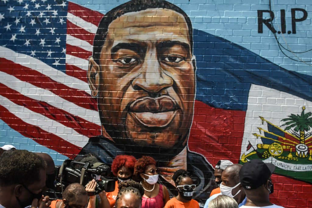 George Floyd's Brother Attends Unveiling Of Memorial Portrait In Brooklyn