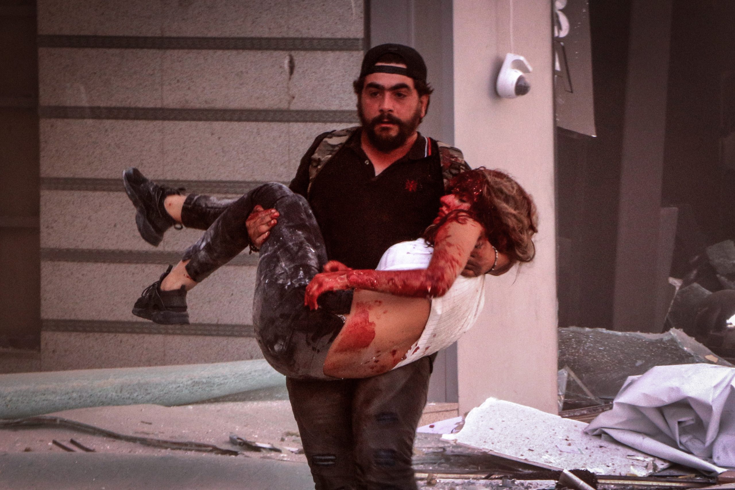 Massive explosion in Beirut