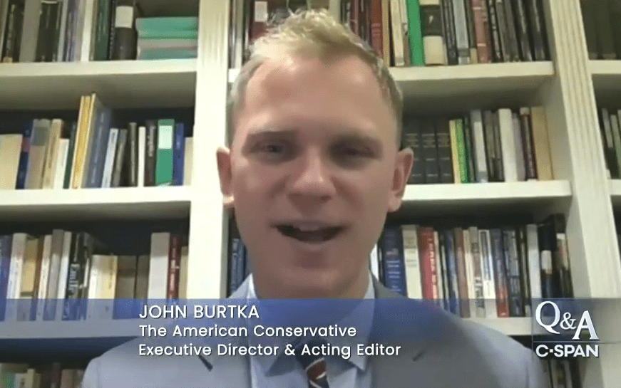 ‘What is American Conservatism?’: CSPAN Q&A w/TAC’s John Burtka