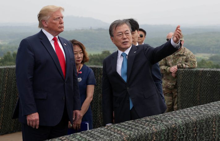 U.S. President Donald Trump Visits South Korea