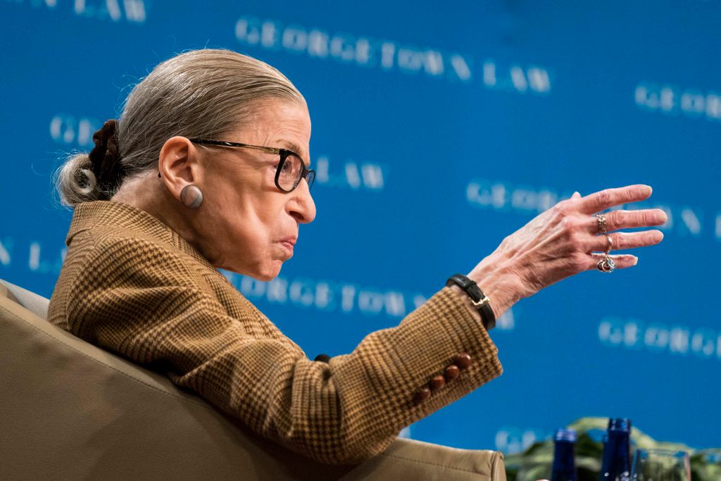 Justice Ruth Bader Ginsburg Speaks At Georgetown Law