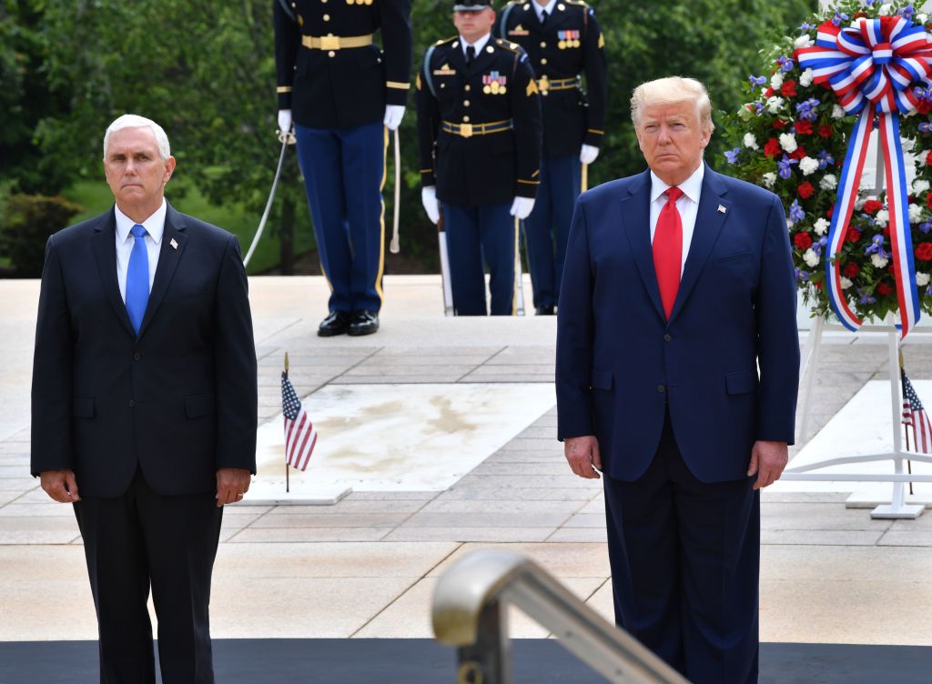 Trump Pence Memorial Day