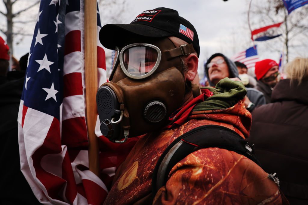 Trump Supporters Hold "Stop The Steal" Rally In DC Amid Ratification Of Presidential Election