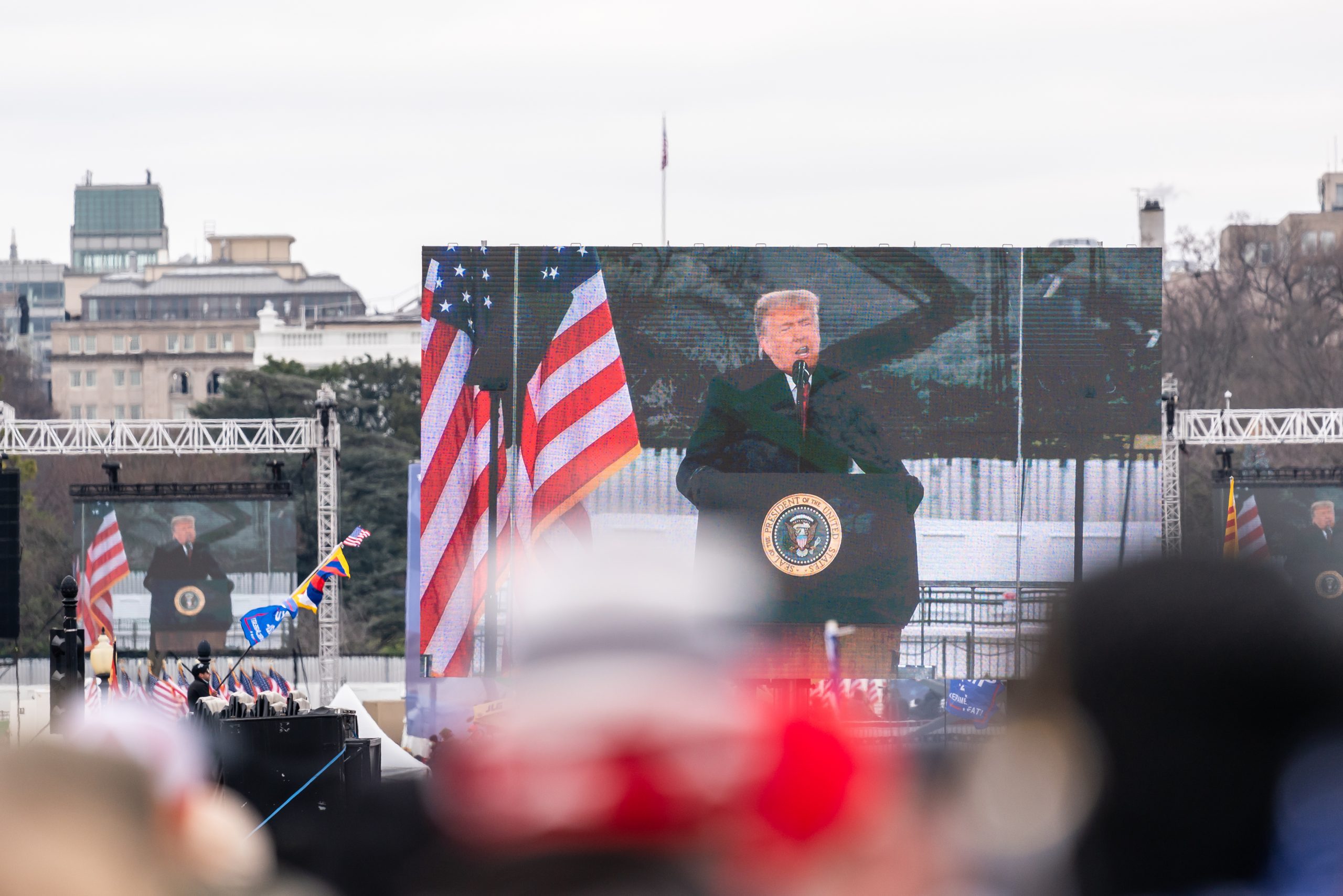 President,Trump,Was,Making,A,Speech,At,The,Eclipse,On