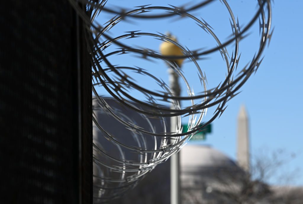 Fencing around the U.S. Capitol - Washington, DC