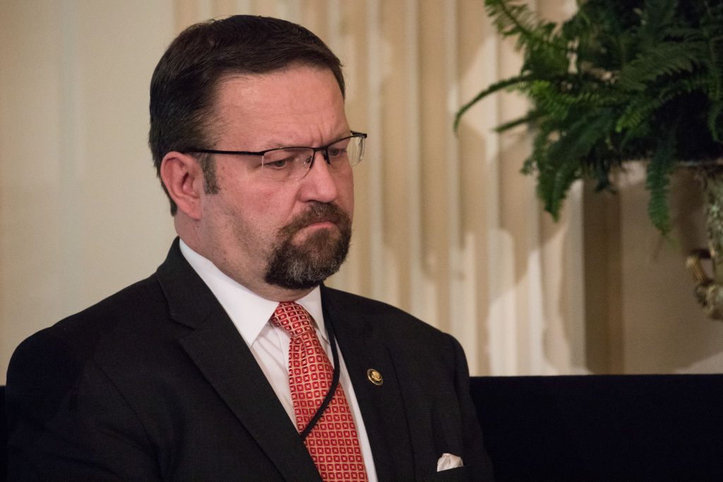 Seb Gorka Doesn’t Want To Talk about His Breakfast With a British Spook