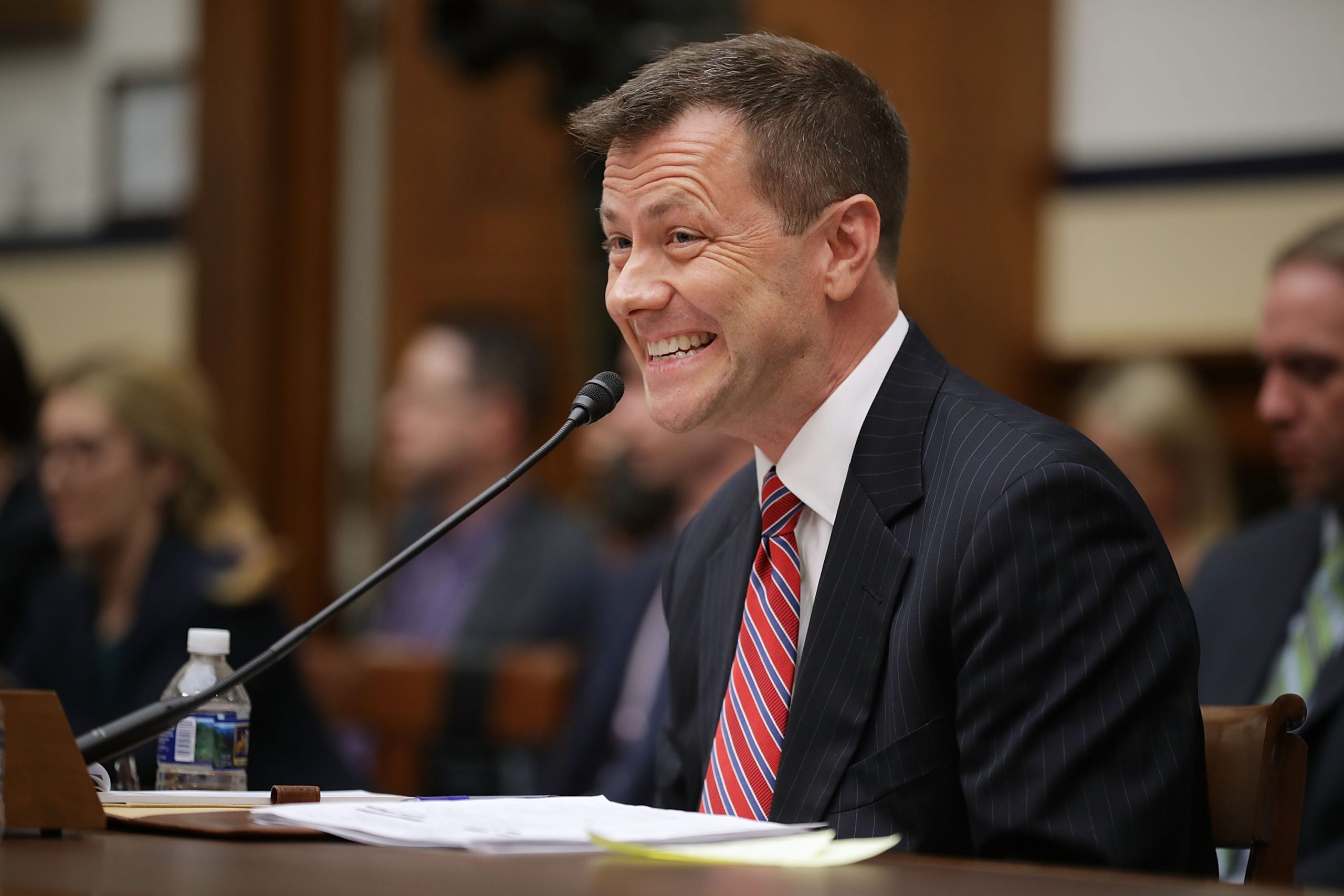 Former FBI Counterintelligence Division Deputy Assistant Director Peter Strzok Testifies At House Hearing On 2016 Election