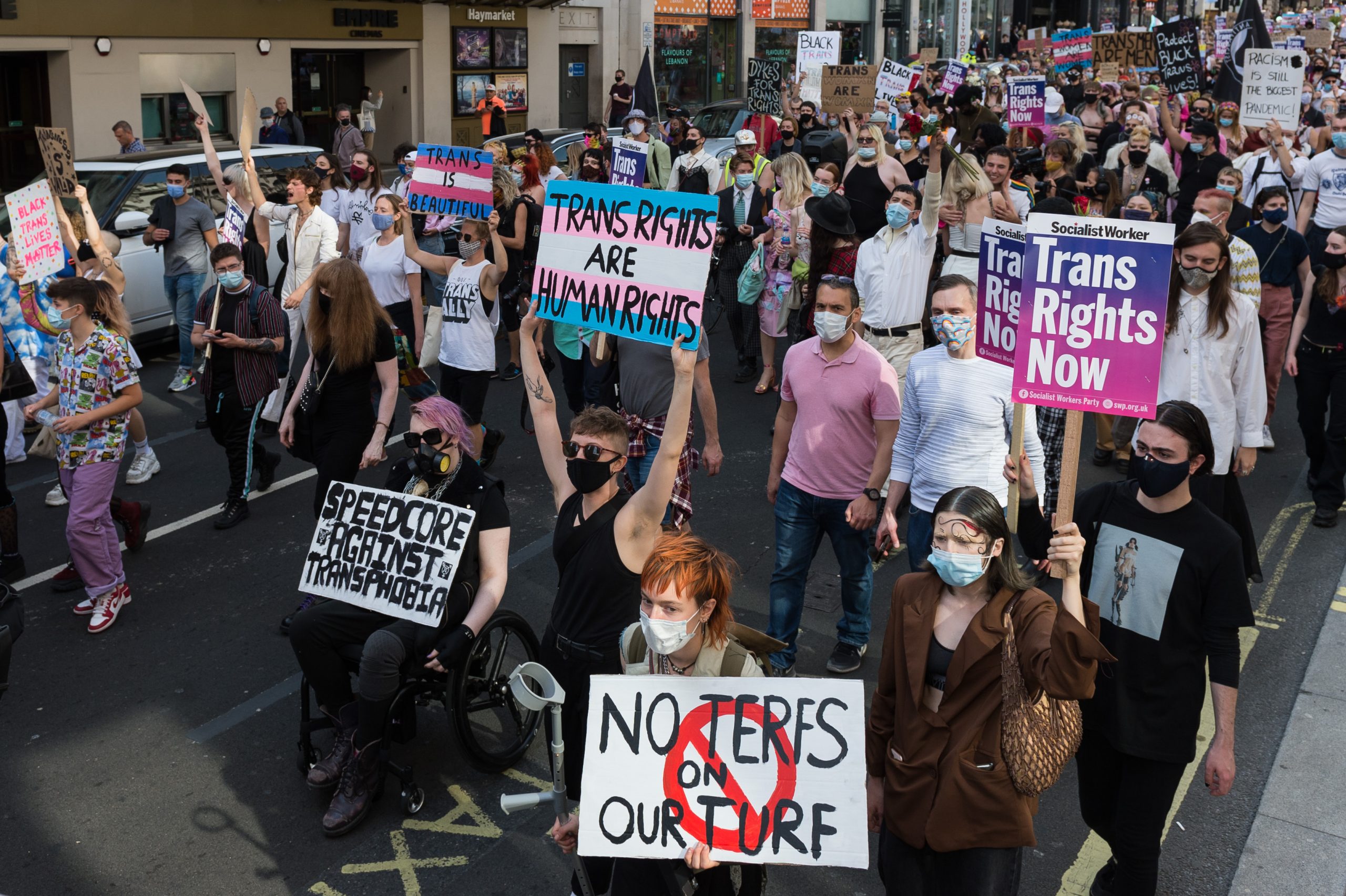 Trans Pride Protest in London