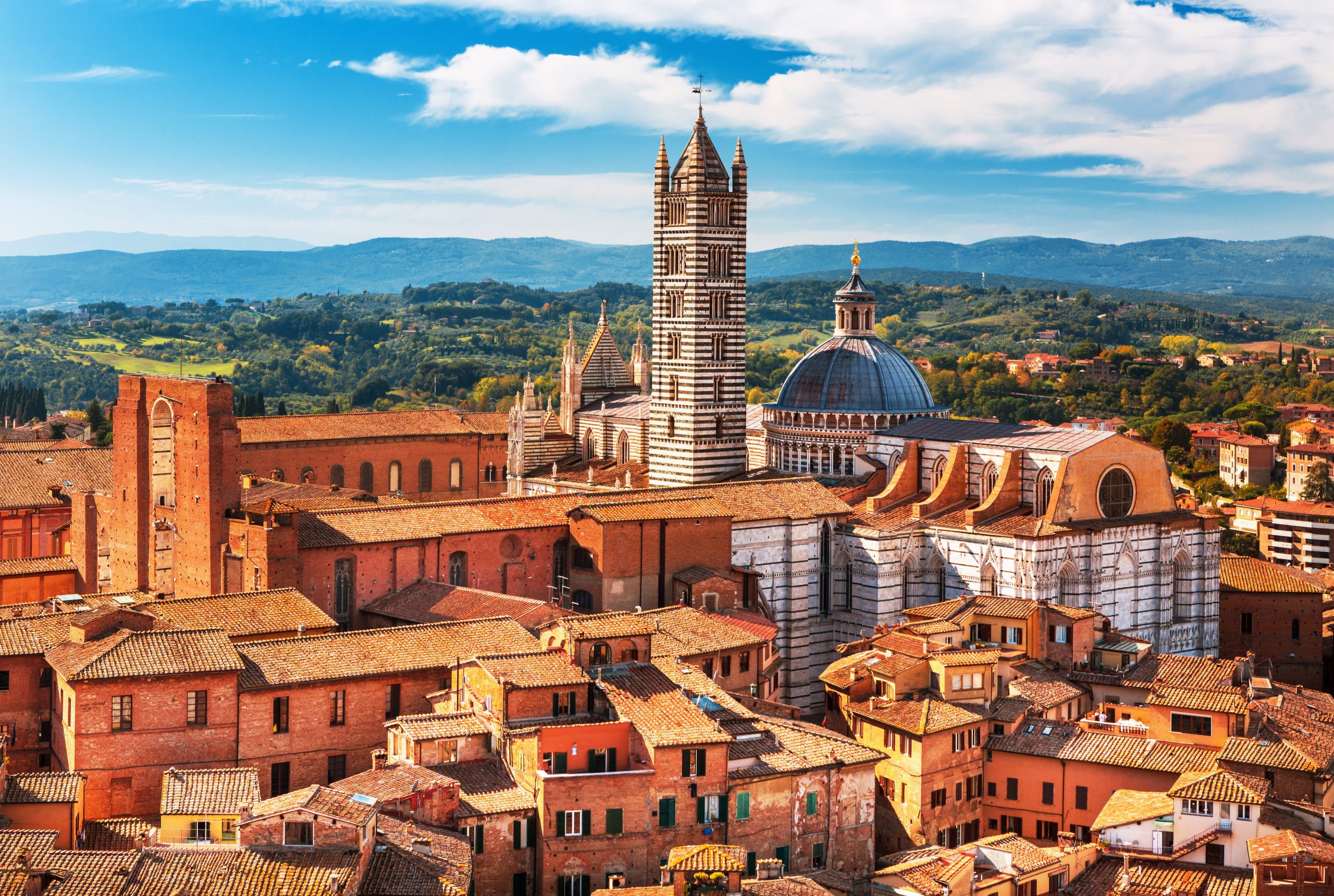Scenery,Of,Siena,,A,Beautiful,Medieval,Town,In,Tuscany,,With