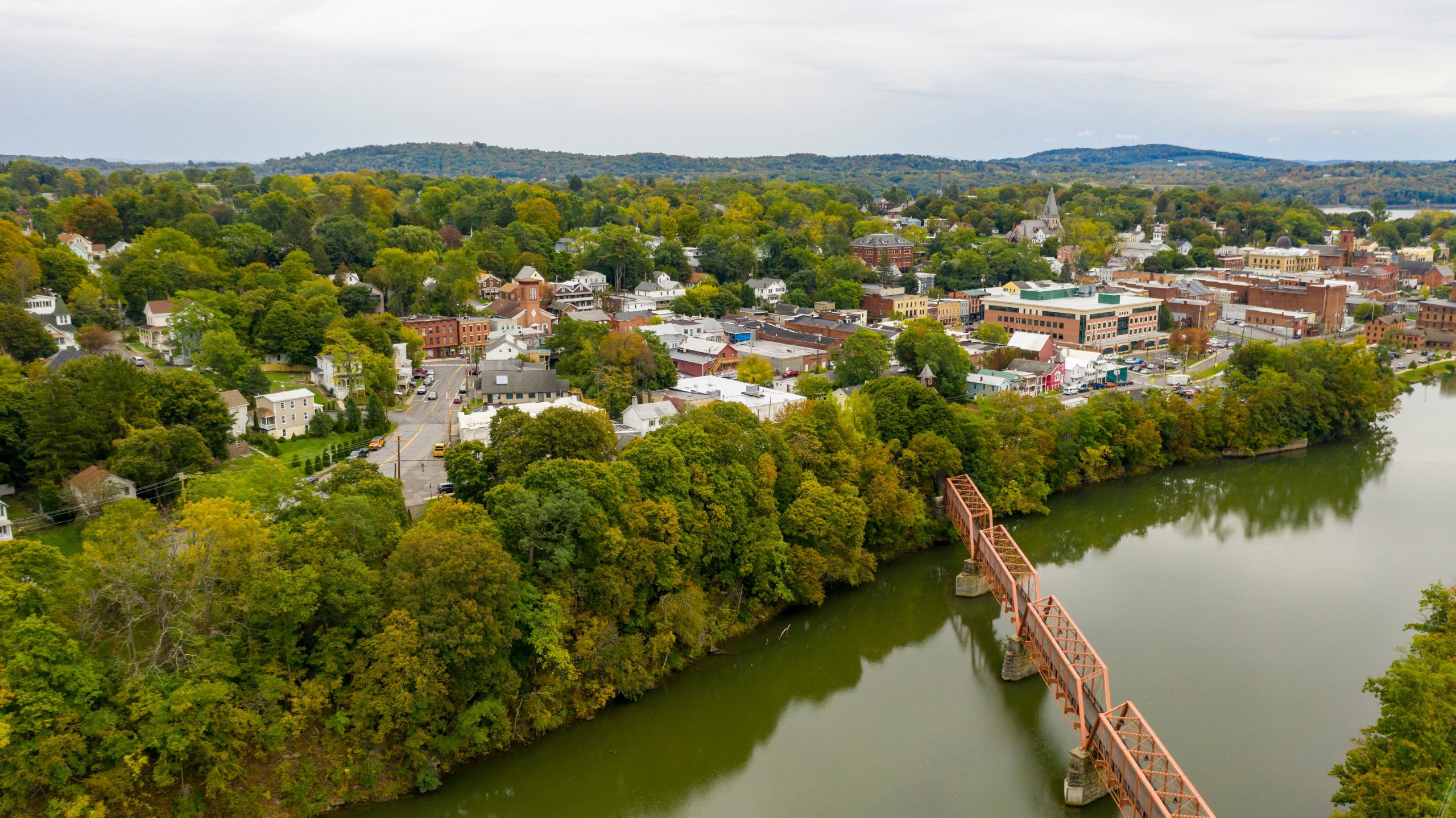 Qauint,Little,Town,On,The,Hudson,River,Called,Catskill,In