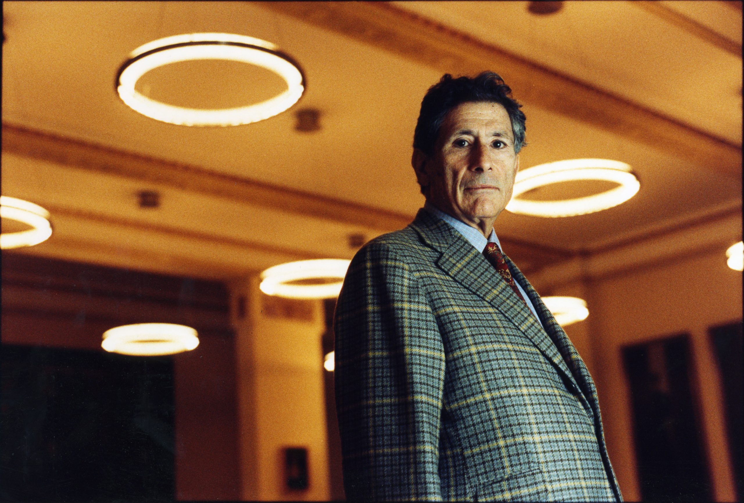 Spain. Portrait of the essayist, professor of literature and ex member of the Palestinian National Council Edward Said.