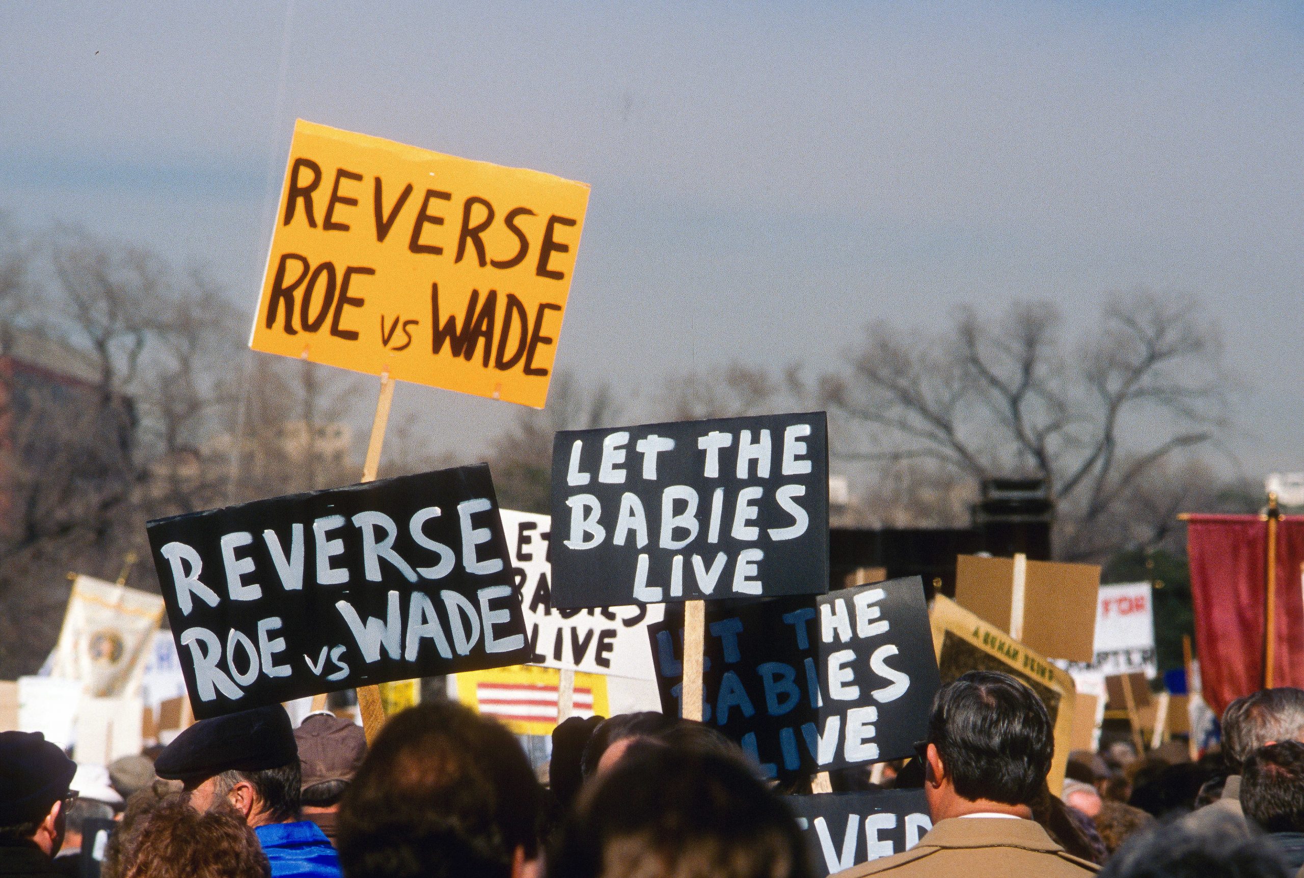 Washington,Dc.,usa,,January,22,,1989.,Hundreds,Of,Thousands,Of,People