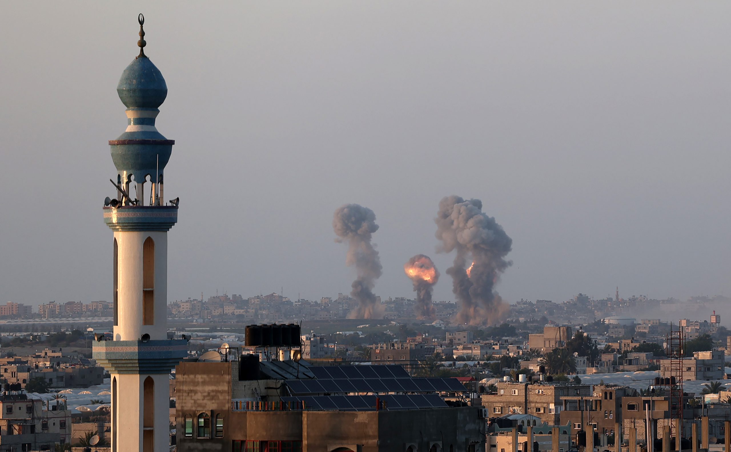 Israeli,Air,Strikes,On,The,City,Of,Rafah,In,The