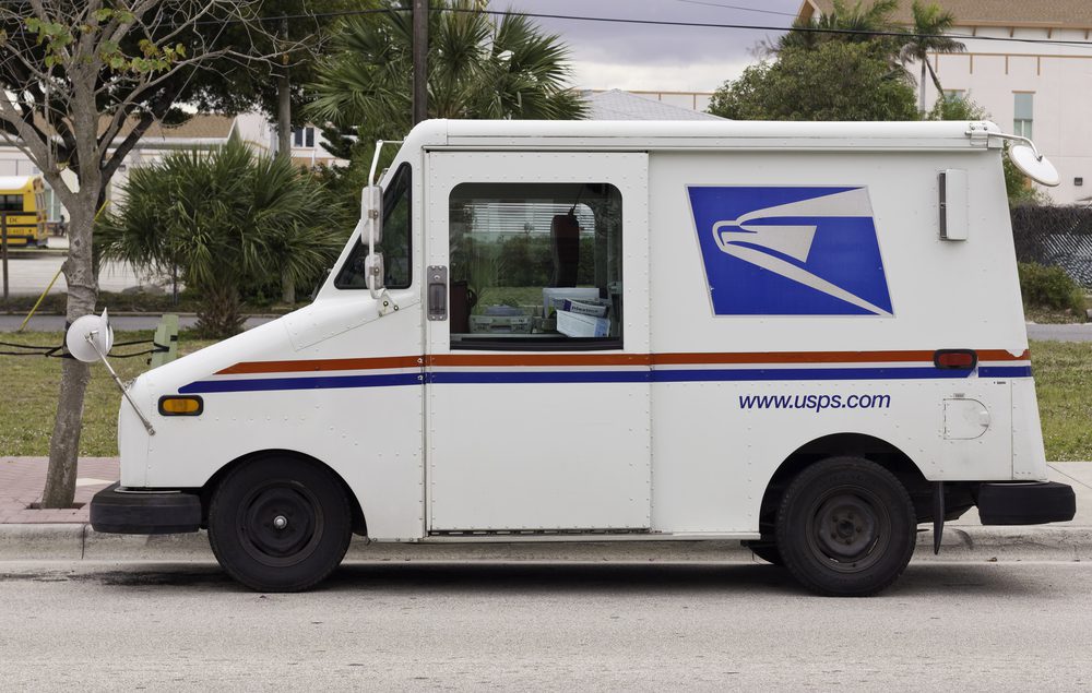 Mail truck