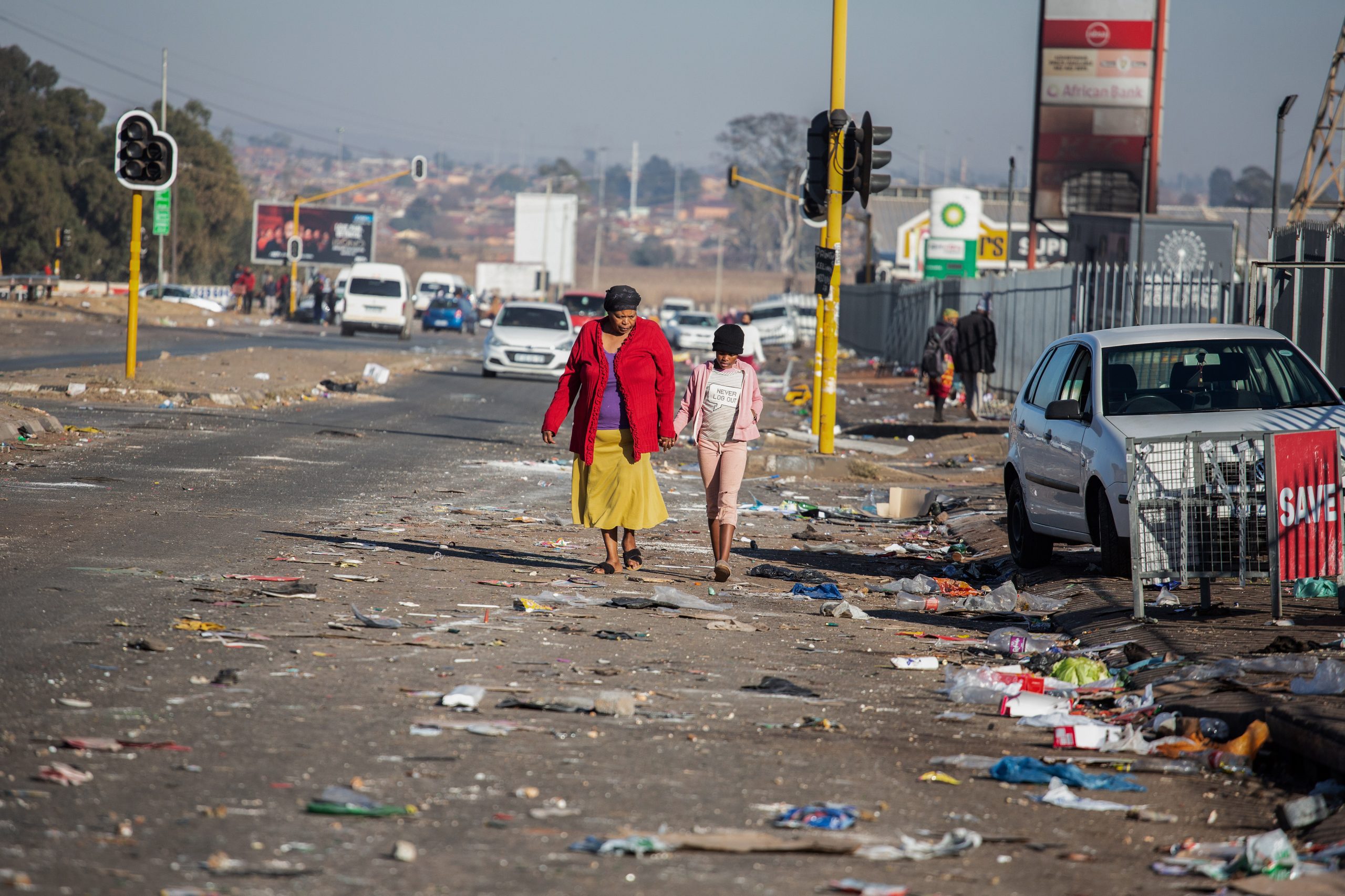 Violence And Looting Continue In Gauteng