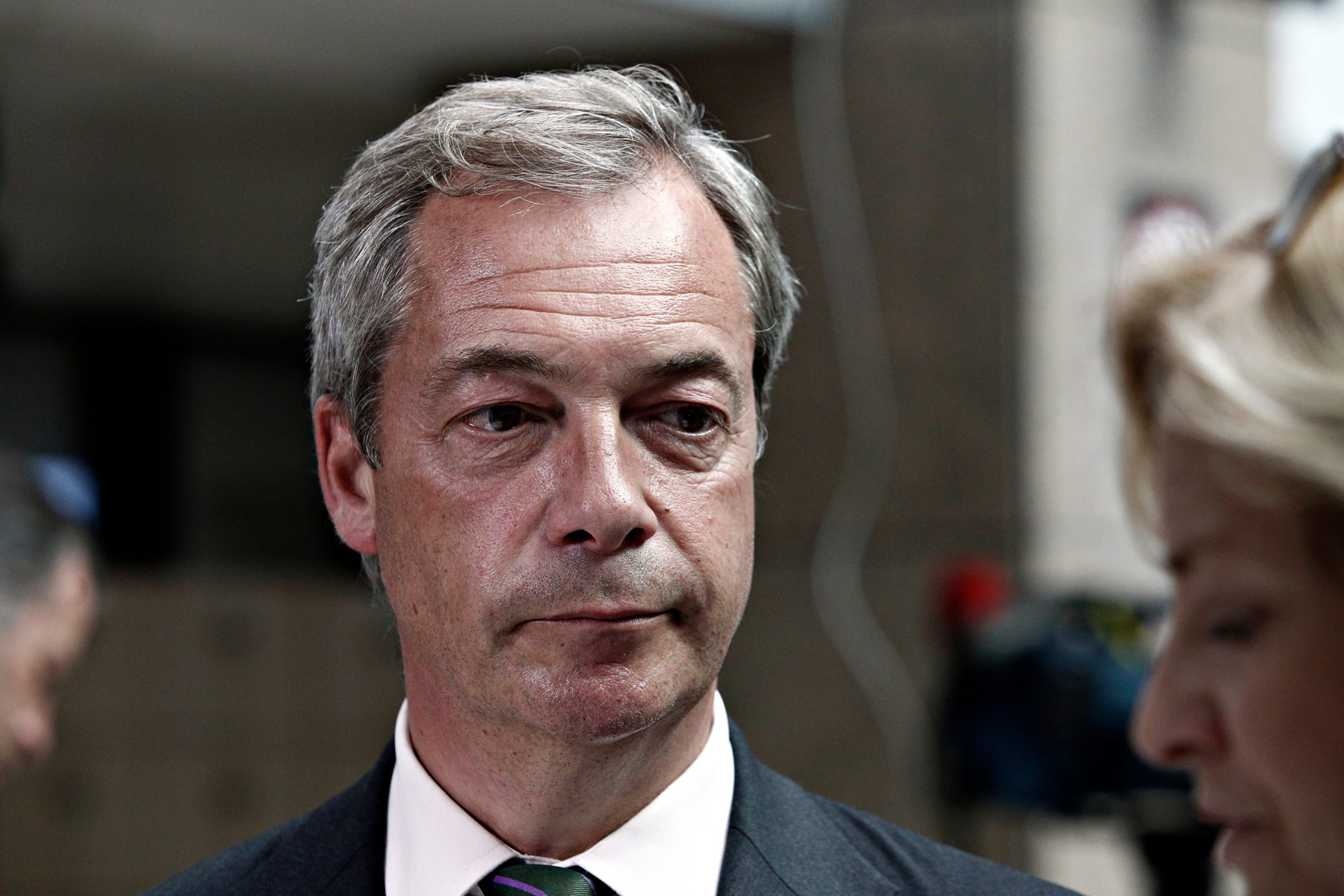 Member,Of,The,European,Parliament,,Nigel,Farage,Arrives,For,A