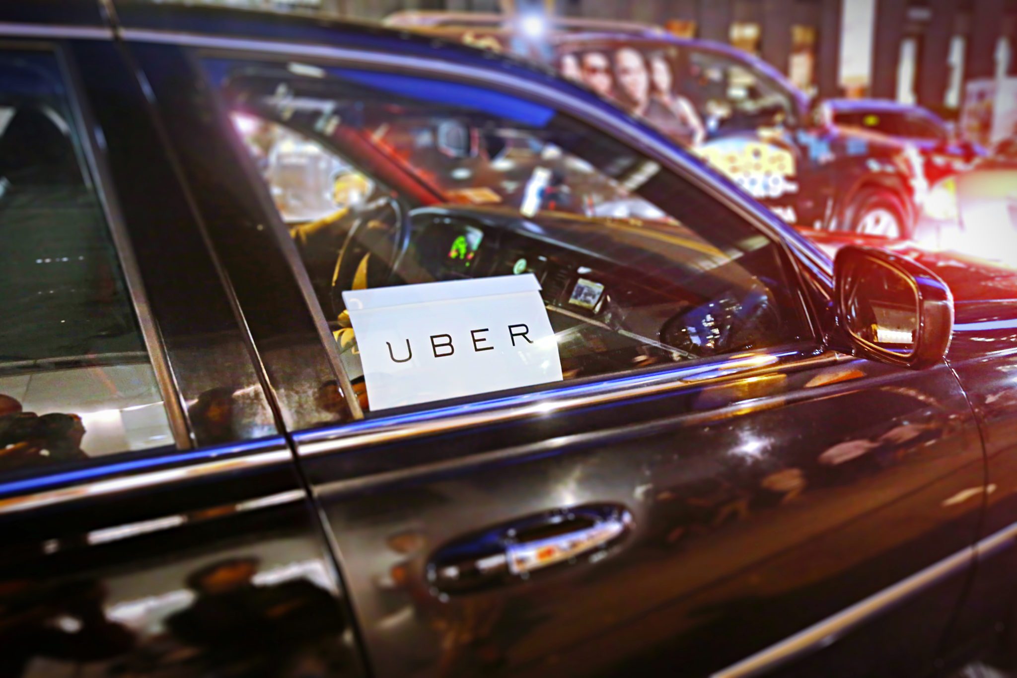 New,York,,Us,-,August,23,,2015.,Uber,Car,Service