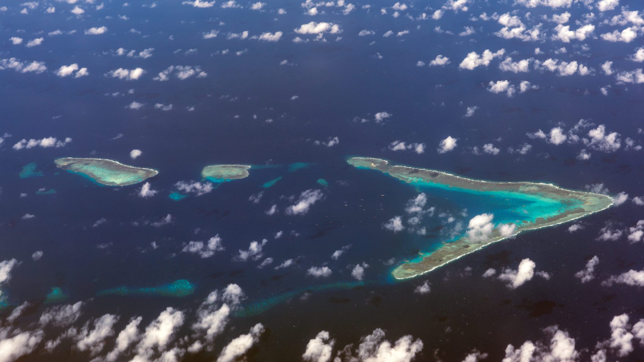 Atoll,At,Spratly,Islands