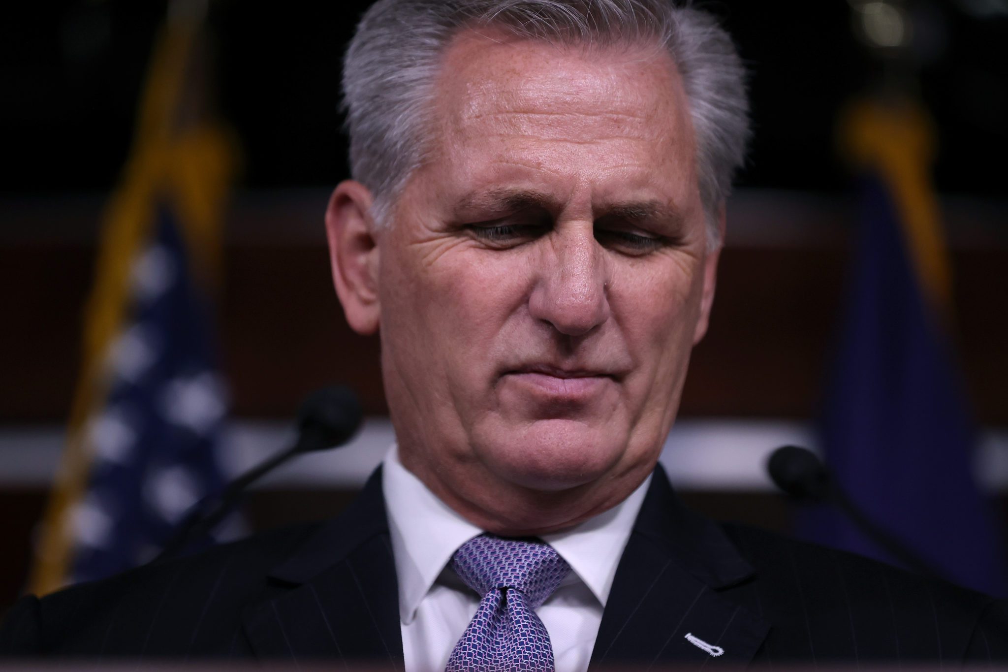 House Minority Leader McCarthy Holds Weekly News Conference On Capitol Hill